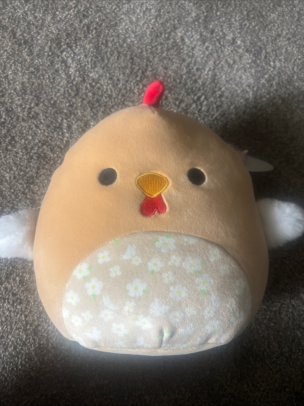 Plush Chick Small Pets Cushion - Cream and White